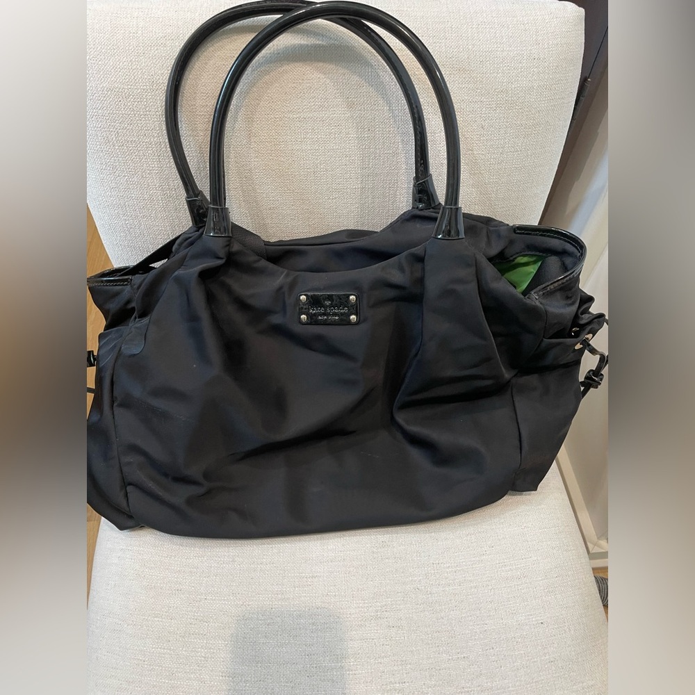 Kate Spade Stevie Diaper Bag- Black